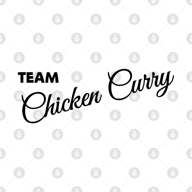 TEAM CHICKEN CURRY - IN BLACK - FETERS AND LIMERS – CARIBBEAN EVENT DJ GEAR by FETERS & LIMERS