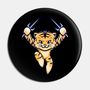 cute tiger trisula Pin