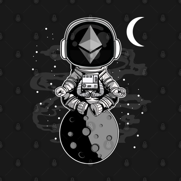 Astronaut ETH Ethereum Coin To The Moon Crypto Token Cryptocurrency Wallet Birthday Gift For Men Women Kids by Thingking About