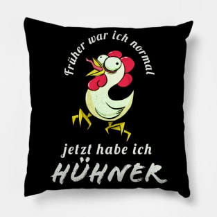 Lustige Hühner Landwirt Sprüche Geflügel Bauer Pillow