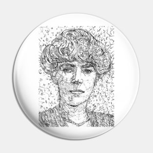 GERTRUDE BELL pencil portrait .1 Pin