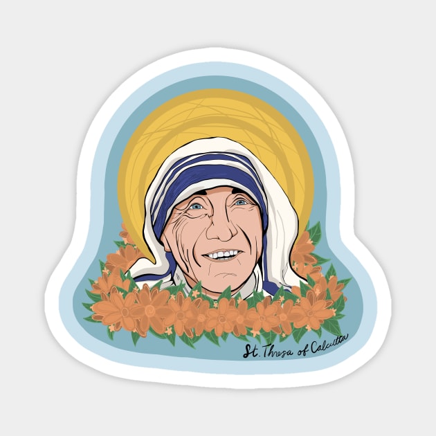 St. Teresa of Calcutta Magnet by mfrancescon13