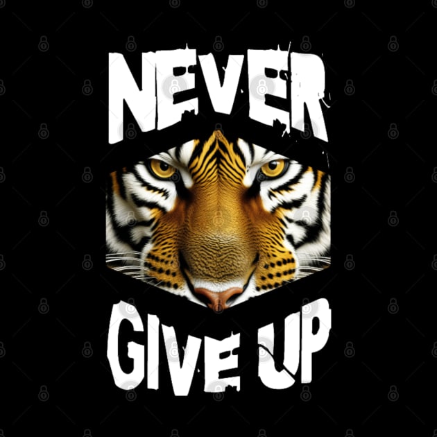 "Never Give Up" Quote by la chataigne qui vole ⭐⭐⭐⭐⭐