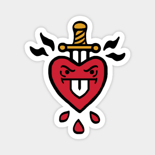 stabbed heart Magnet