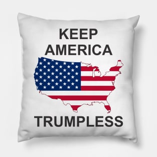 keep america trumpless Pillow