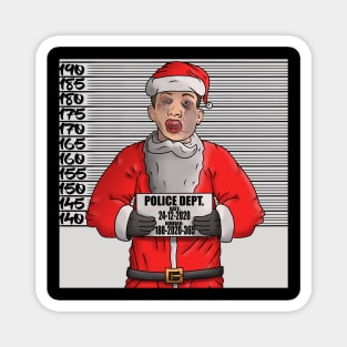 Christmas Escalation Police Santa Claus Meme Magnet
