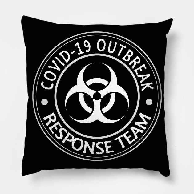 Covid-19 Outbreak Response Team Pillow by SheepDog