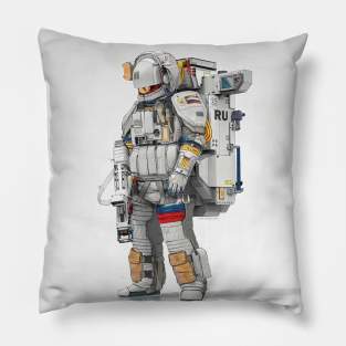 Russian space warrior Pillow