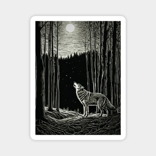 HOWLING WOLF Magnet