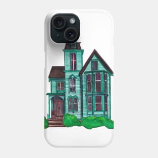 Watercolor - Brooklyn house Phone Case