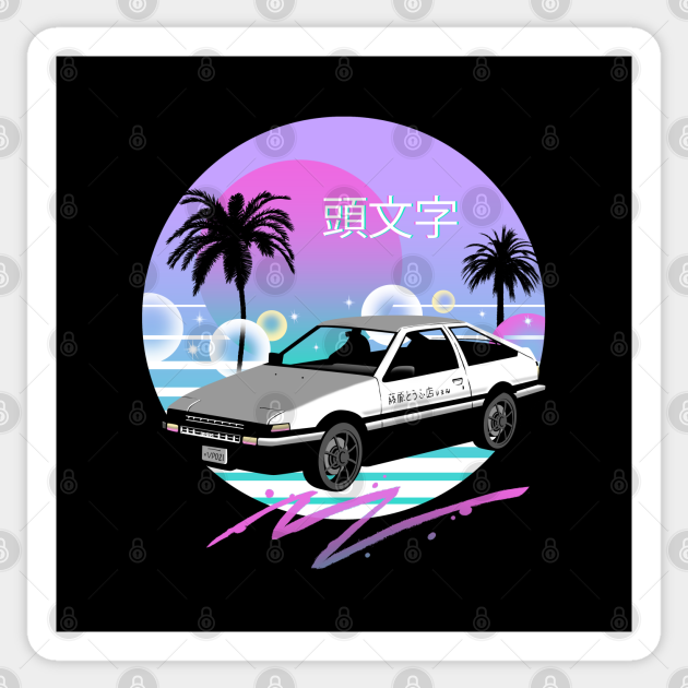 Vapor Drift Anime Sticker