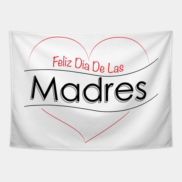 Feliz Dia de las Madres - Latinx design Tapestry by Estudio3e