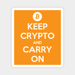 KEEP CRYPTO AND CARRY ON Magnet