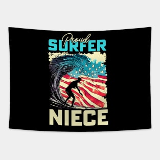 Proud Surfer Niece Tapestry