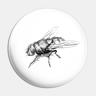 Botfly Ink Drawing Pin