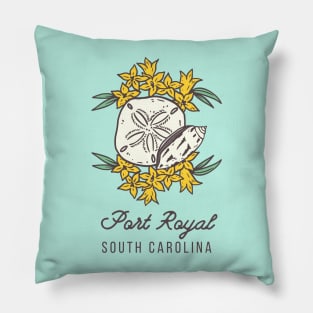 Port Royal South Carolina SC Tourist Souvenir Pillow