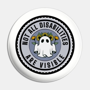 Not all disabilities are visible Blue Pin