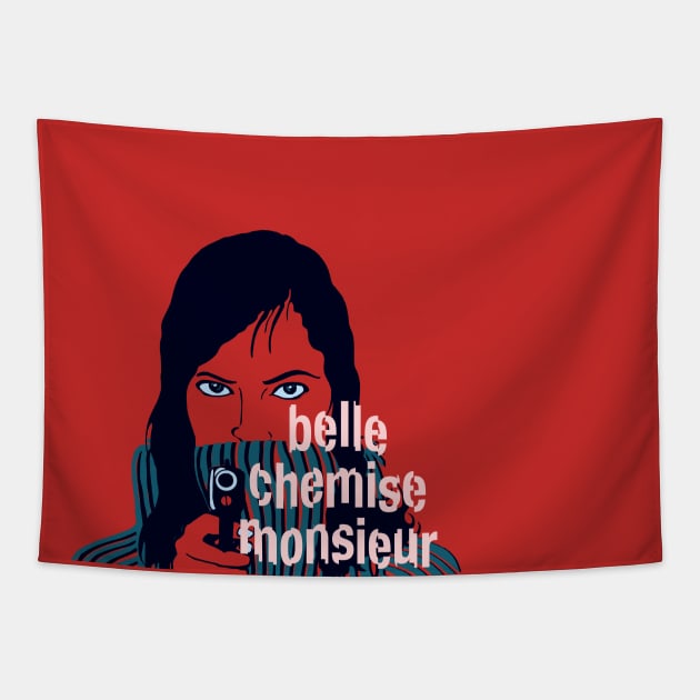 Belle Chemise (French Underground) Tapestry by BullShirtCo