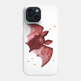 Cute red bat Phone Case