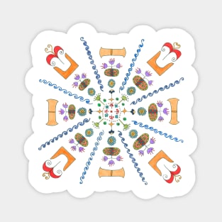 Minoan Mandala Magnet