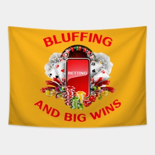 Bluffing, Betting and Big Wins Poker Tapestry