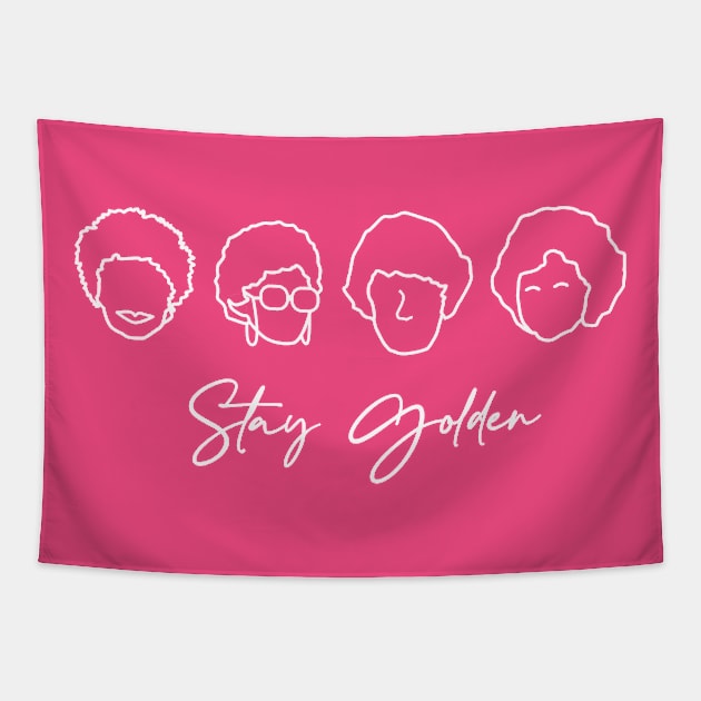 Stay Golden Tapestry by Everydaydesigns