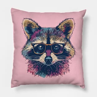 Raccoon Chic: The Chic Specs 'n' Stripes Tee Pillow