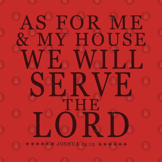 Christian faith quote as for me and my house by Lajoie