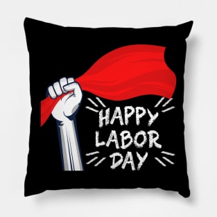 Happy Labor Day Pillow