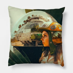 We Are Floating In Space - 72 - Sci-Fi Inspired Retro Artwork Pillow