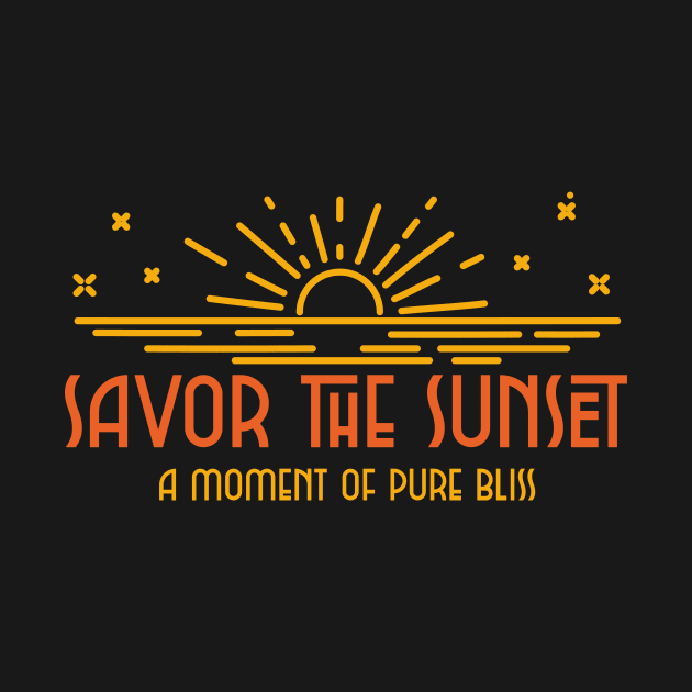 Savor the Sunset: A Moment of Pure Bliss by lildoodleTees