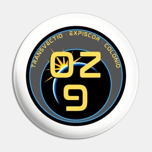 Oz 9 Ship Mission Patch Pin