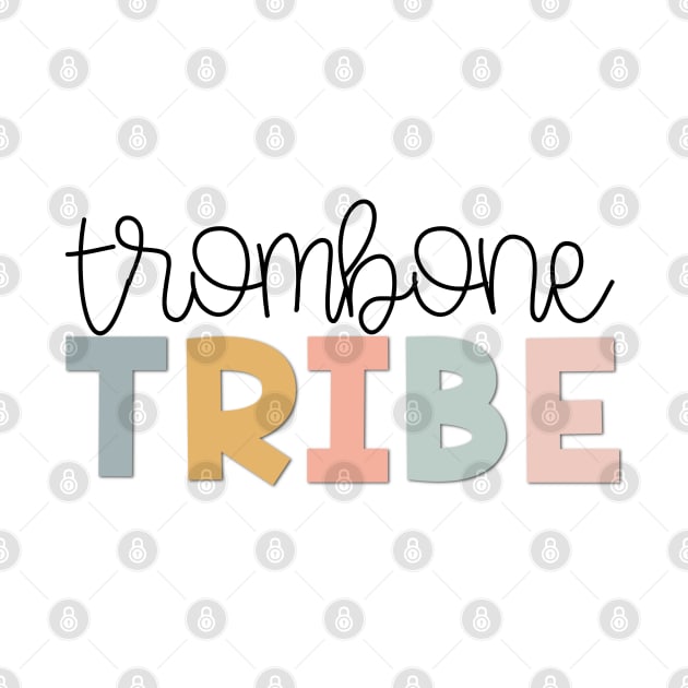 Trombone Tribe Muted Pastels by broadwaygurl18