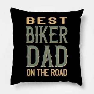 Best Biker Dad Pillow