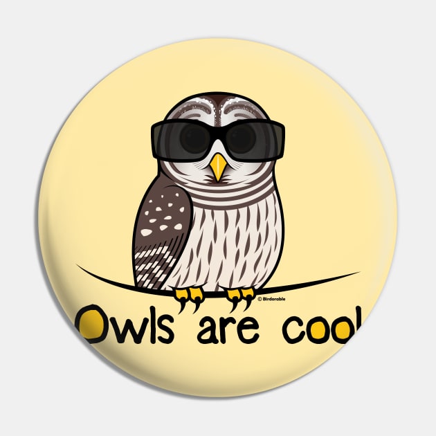 Owls are cool Pin by birdorable