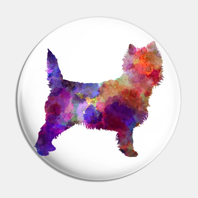 Cairn Terrier in watercolor Pin by PaulrommerArt