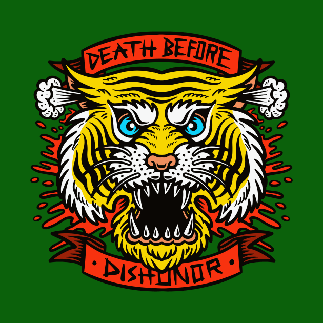 Death Before Dishonor (front print) by Joe Tamponi