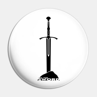 By The Sword - Long Sword Pin