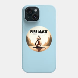 Zen Whiskers - Cat Yoga Master Phone Case