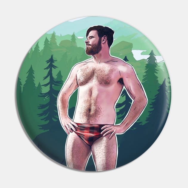 Mountain Man Pin by JasonLloyd