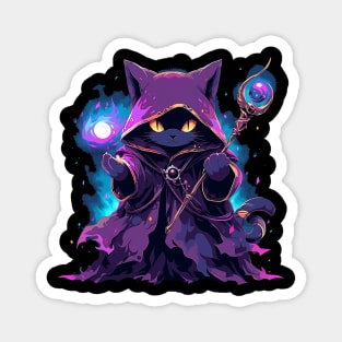 wizard cat Magnet