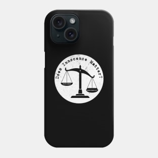 Does Innocence Matter? Dark Letters - New Logo Phone Case