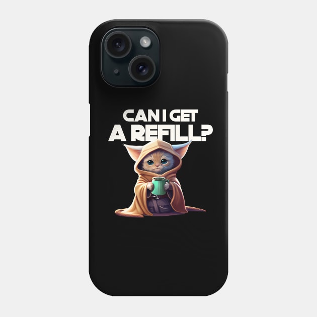 Can I Get a Refill? | Star Wars Cat Phone Case by GrinTees