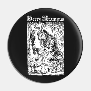 Merry Krampus Pin