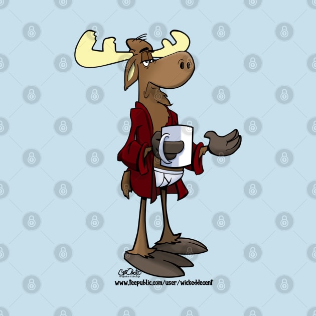 Wicked Decent Bruce the Moose by wickeddecent