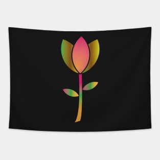 multicolored flower Tapestry