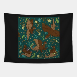 Monster Pattern Tapestry