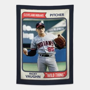 Major League Ricky Vaughn Baseball Card Tapestry