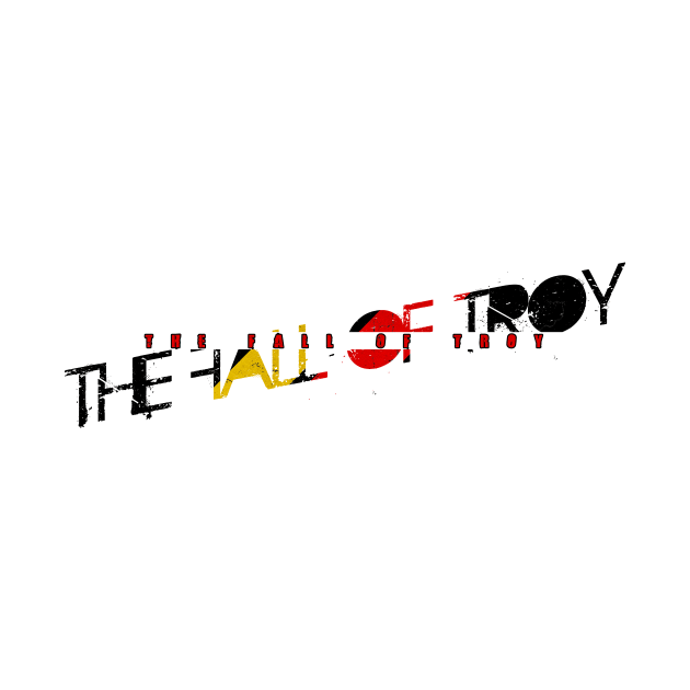 vintage typo The Fall of Troy by NamaMarket01