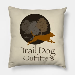 Trail Dog Outfitters Logo Pillow